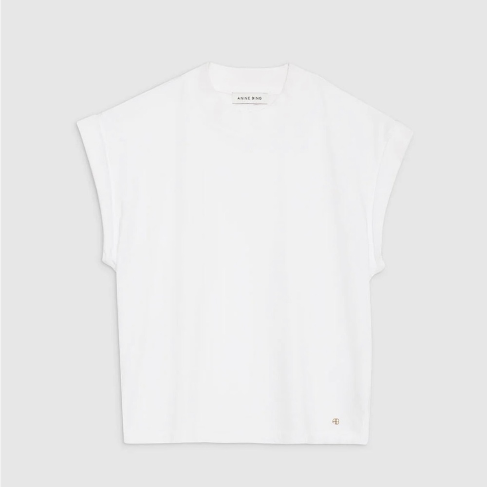 Anine Bing Caspen Tee White size XS